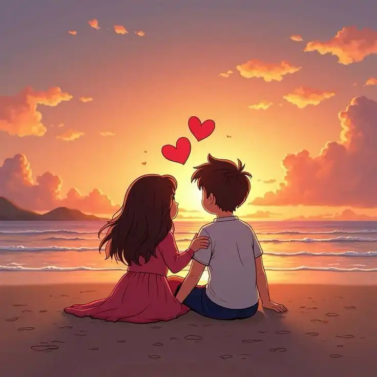 cute love couple whatsapp dp